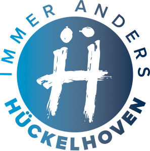 Das neue Logo der Stadtmarketing Hückelhoven GmbH - das HÜ