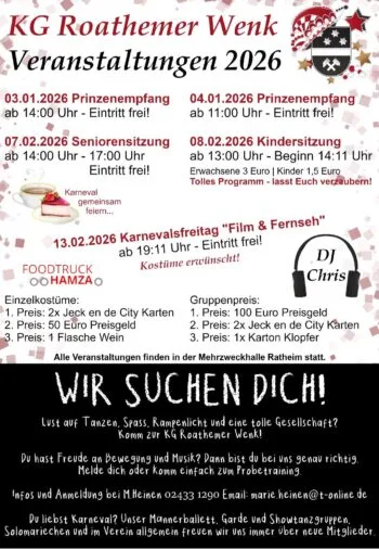 Seniorensitzung der KG Roathemer Wenk