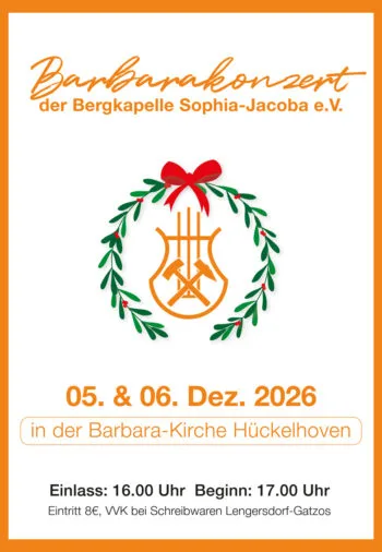 Barbarakonzert der Bergkapelle Sophia-Jacoba e.V.