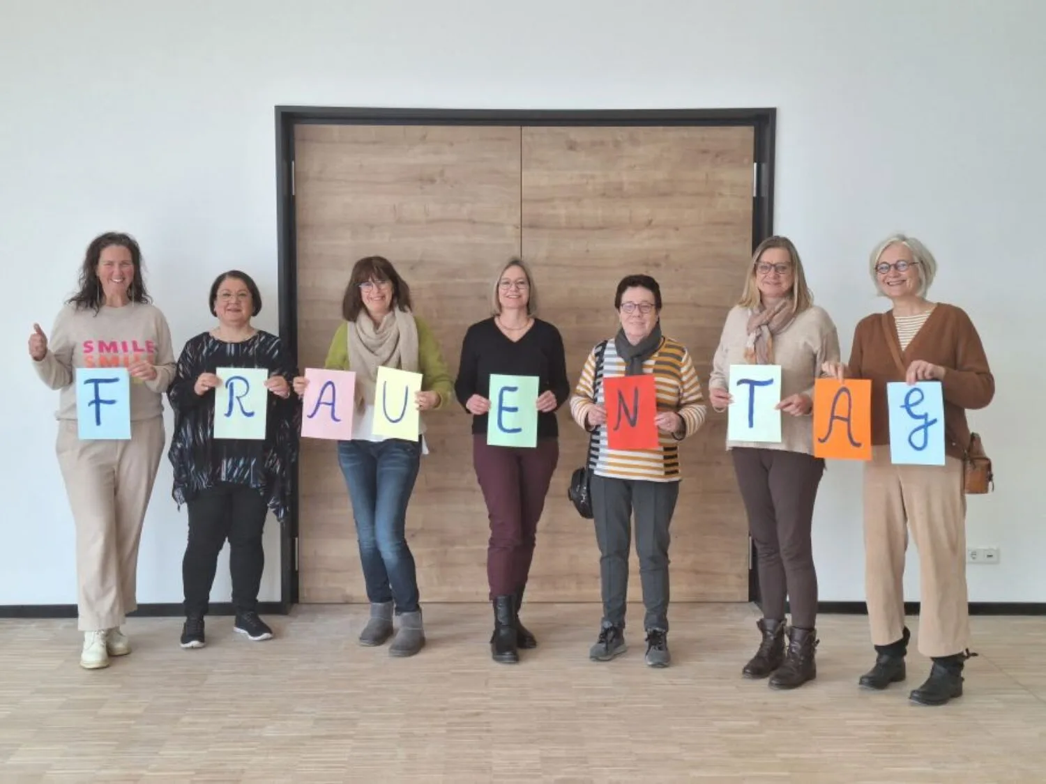 Von links nach rechts: Silke Hilbrich, Türkin Demircioglu, Petra Hudler, Norma Krätzig (SFZ Heinsberg), Marita Bürger (Frauengemeinschaft), Bettina Lüdtke (SKFM Frauenberatung) und Birgit Latour Es fehlt: Marion Rick (Familienzentrum Traumland)