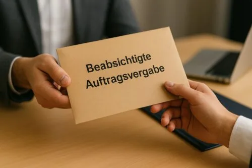 Beispielbild Beabsichtigte Auftragsvergabe