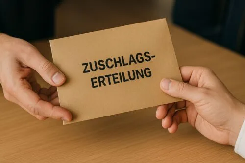 Beispielbild Zuschlagserteilung
