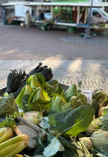 Wochenmarkt auf dem Hartlepooler Platz