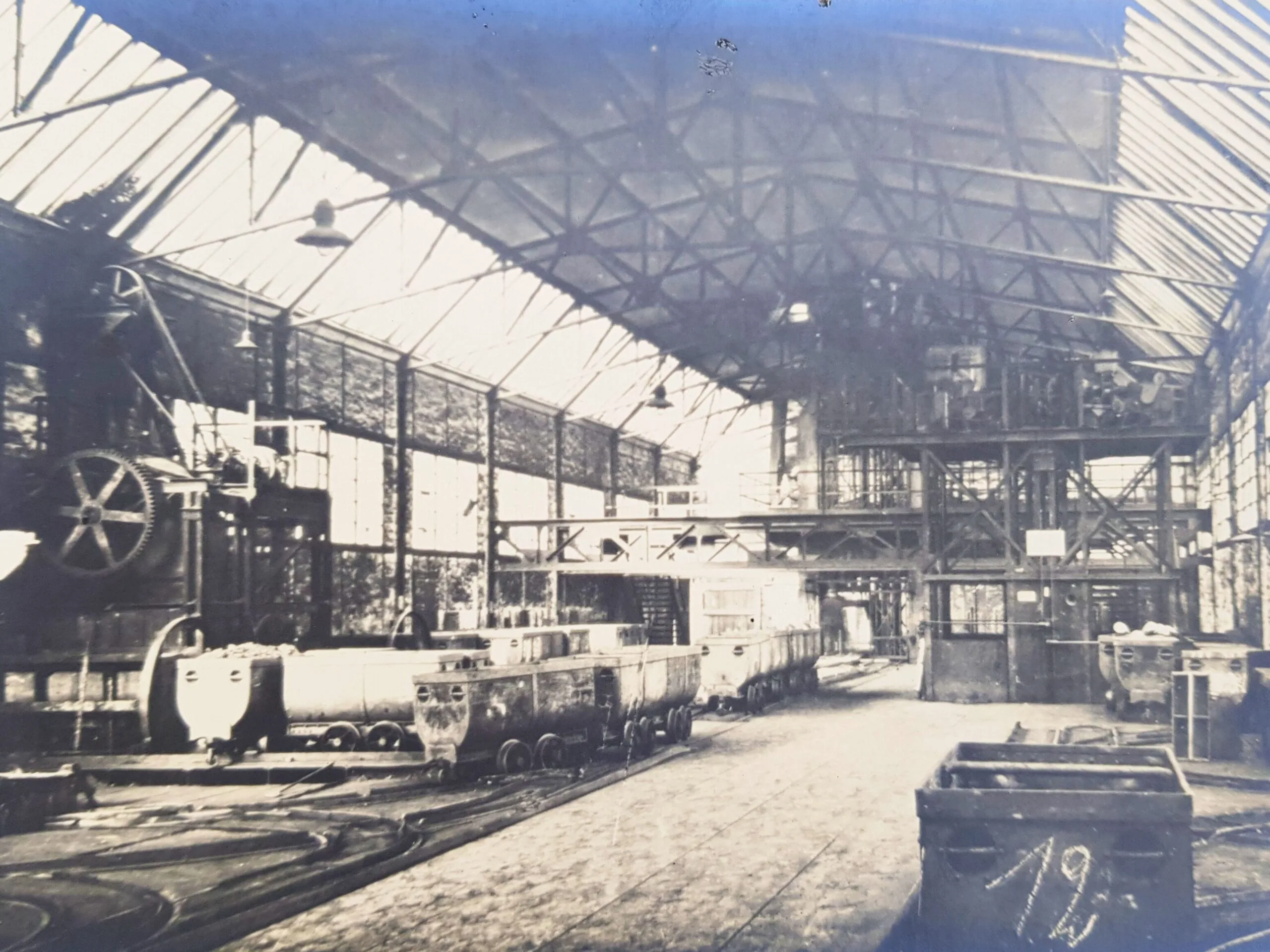 Schachthalle Nordseite im Jahre 1935