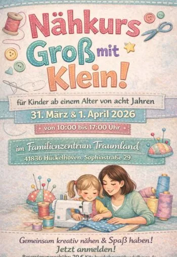 Nähkurs Groß mit Klein