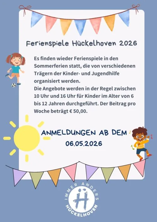 Flyer Ferienspiele Sommer 2026