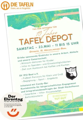 10 Jahre Tafel Depot – Bundesweiter Ehrentag