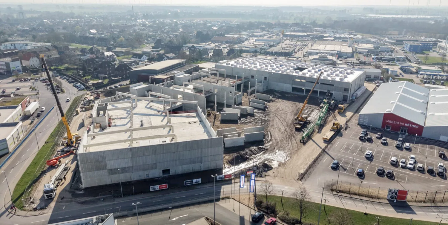 Die HÜ Center Baustelle © Röther Beteiligungs GmbH