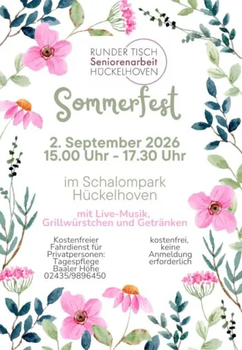 Sommerfest des Runden Tisches Seniorenarbeit Hückelhoven