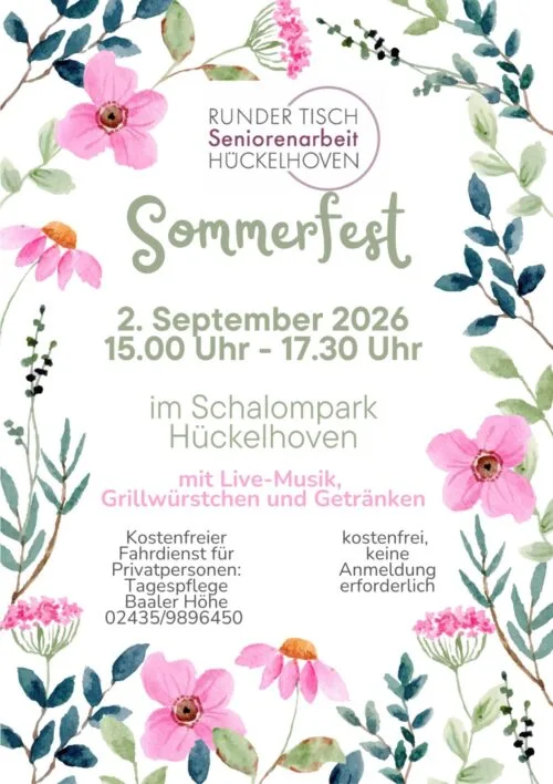Seniorensommerfest 2026 Plakat